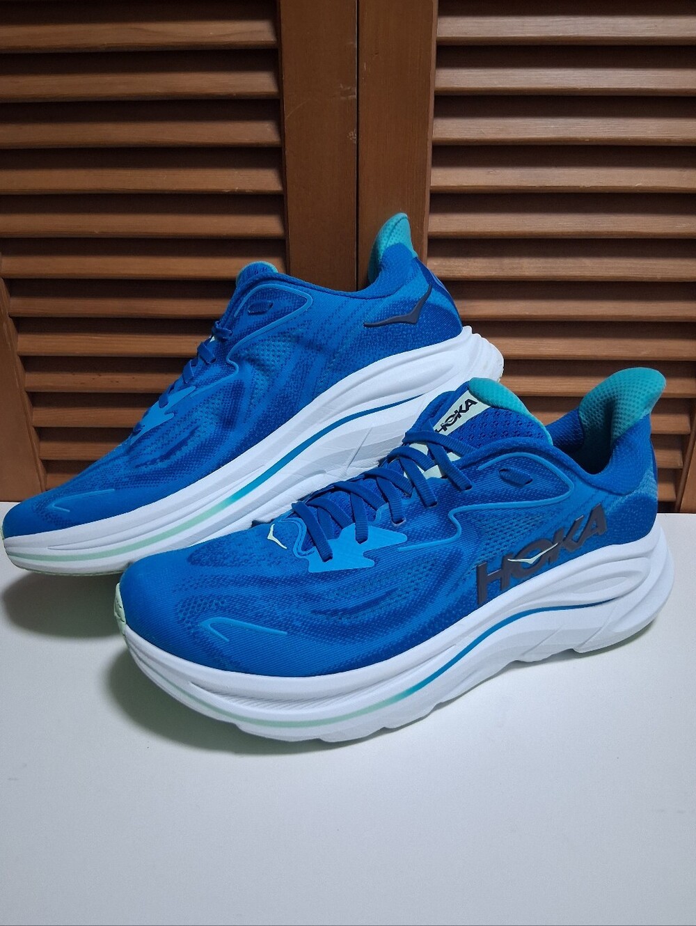 Hoka Clifton 10 Blue Skyward Blue Men's Running Shoe * Size: 12.5D